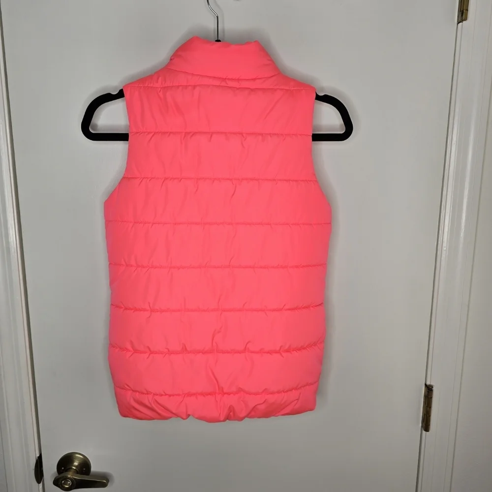 Puma Hot Pink Puffer Vest Size 10-12